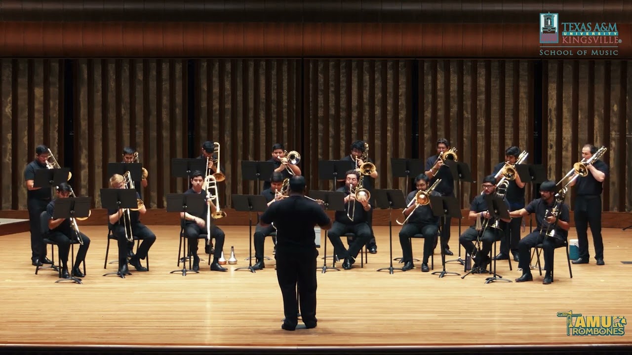 TAMUK Select Trombone Choir performs "The Evil God and the Dance of the Pagan Monster