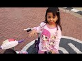 Serunya kejar kejaran sepeda lanjut maen di playground