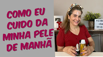 O que passar na pele de manhã?