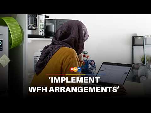 Anwar advises private sector to implement WFH arrangements