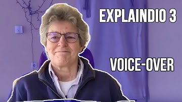 Explaindio 3 How to make a voice over with clean sound