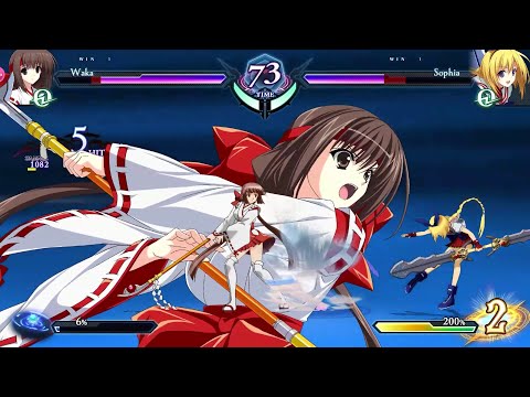 Phantom Breaker: Omnia - Waka vs. Sophia Gameplay