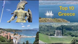 🇬🇷 10 BEST Places to Visit in the Peloponnese, Greece Travel.( Best Day trips from Athens)