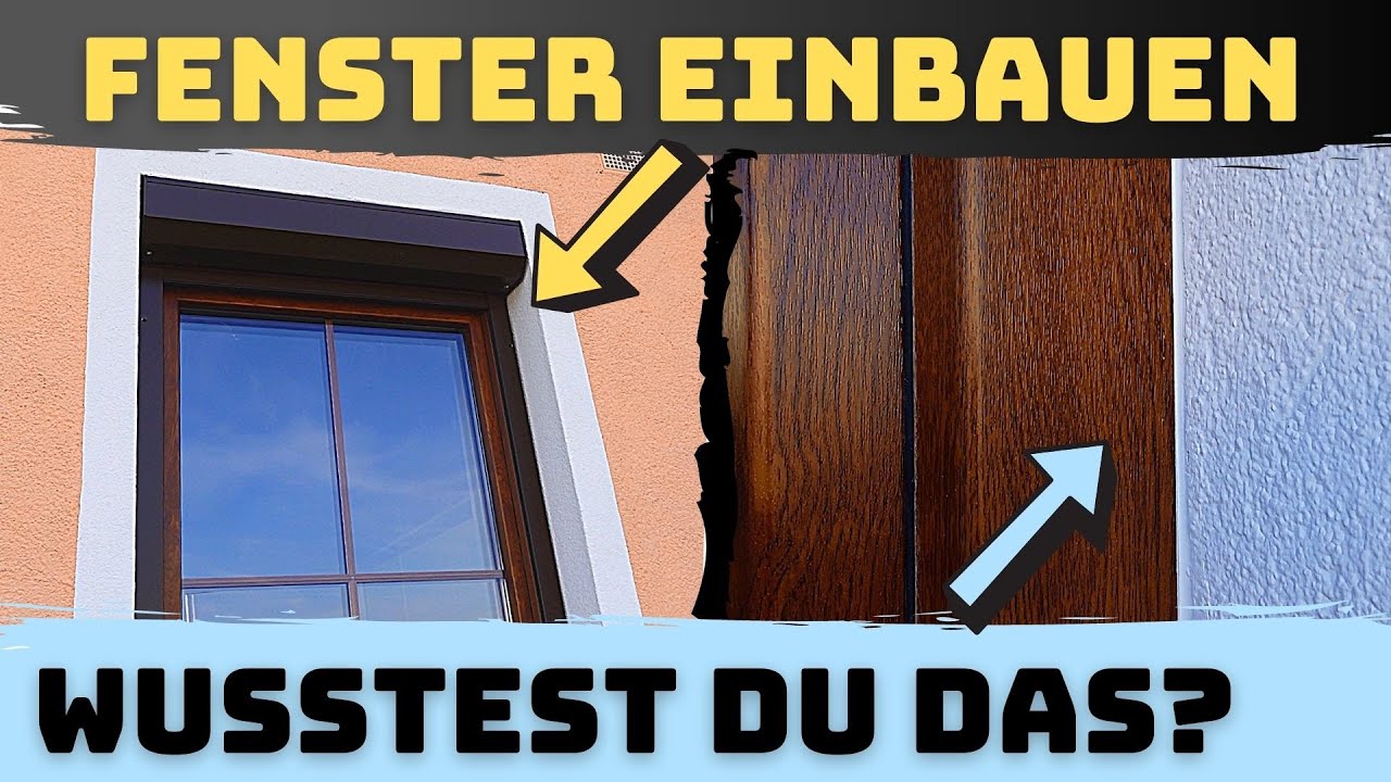 Nachbar Stellt Mülltonne Vor Mein Fenster Neue Fenster einbauen (Alte Fenster selber tauschen, mit & ohne