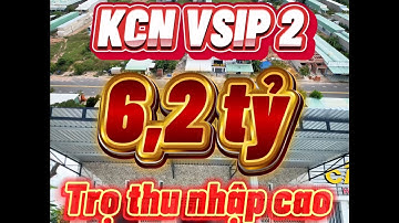 🔥🔥👉 CẶP TRỌ THU NHẬP TỐT KCN VSIP 2!10x30 2 kiot 12 phòng thu nhập 23tr/thpháp lý rõ ràngGiá: 6,2 tỷ