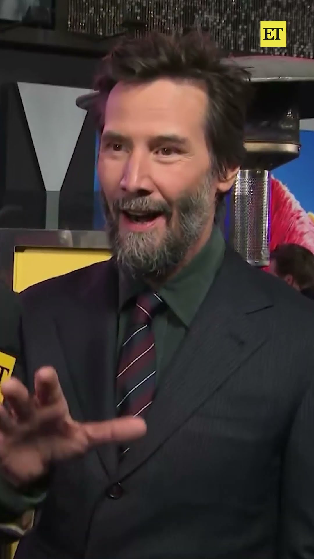 #KeanuReeves Has Sweet Reaction to ‘Date Night’ With Girlfriend Alexandra Grant at #Sonic3 Premiere