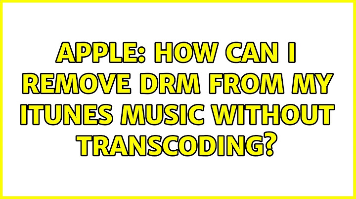 Is it legal to remove DRM from Apple Music