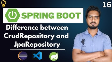 #16 Difference between CrudRepository and JpaRepository |Spring Data JPA Tutorials