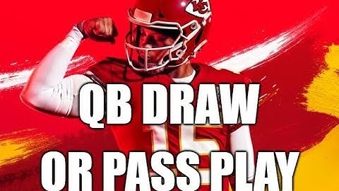 Madden 20 Glitches Cheats and Tips   Pistol - QB Draw or  Pass - Money Play