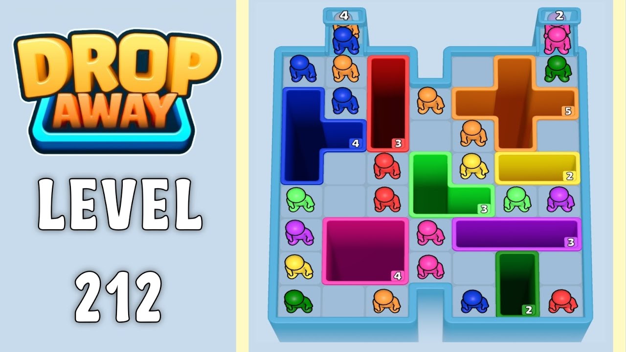 Drop Away level 212 solution