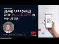 Microsoft Power Apps Tutorial on How to Build an HR Leave Management Application