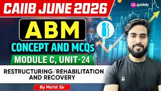 CAIIB June 2026 | ABM Module C Unit 24 | RISK MANAGEMENT & CREDIT RATING | Concept + MCQs