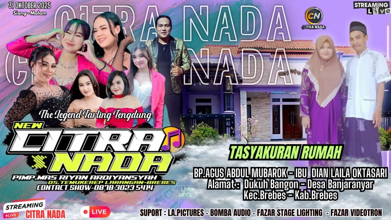 CITRA NADA LIVE DUKUH BANGON - DESA BANJARANYAR // KEC.BREBES - KAB.BREBES // 31 OKTOBER 2025