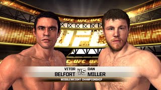 Ufc Undisputed 2010 Gameplay Vitor Belfort Vs Dan Miller