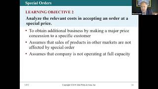 MA Chapter 20 Incremental Analysis:  PPT