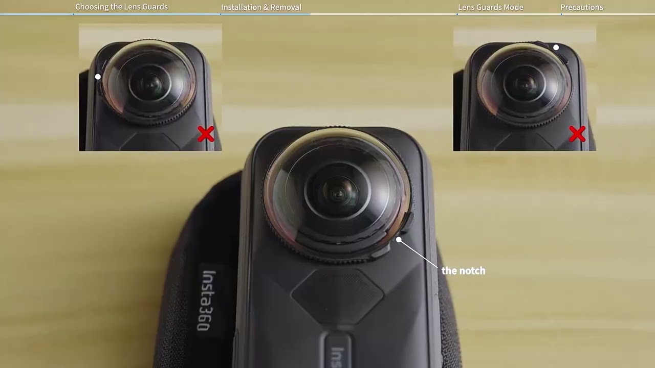 Insta360 X5 Standard/Premium Lens Guards
