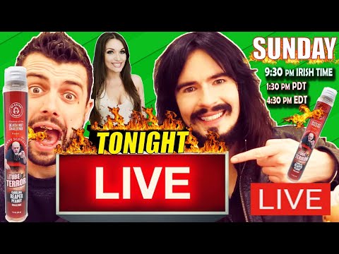 Irish People Try World's Hottest Peanuts!! -'TUBE OF TERROR' - (( LIVE STREAM )) - Irish People Try World's Hottest Peanuts!! -'TUBE OF TERROR' - (( LIVE STREAM ))
