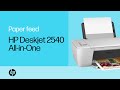 Fixing Paper Pick Up Issues | HP Deskjet 2540 All-in-One Printer | @HPSupport