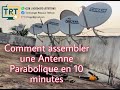 Assemblage d une antenne parabolique par trt