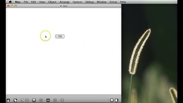 Max MSP V6 Tutorial 14 - Setting initial values