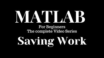 Saving Work #MatLab #MathWorks #Simulink || Form Begineers to Advanced ||