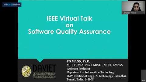 Software Quality Assurance