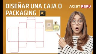 Cómo diseñar o crear una caja o packaging primario para perfume con marcas de troquel en illustrator