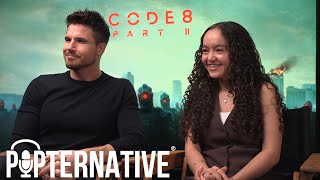 Code 8 Part II Interview: Robbie Amell and Sirena Gulamgaus (Netflix)