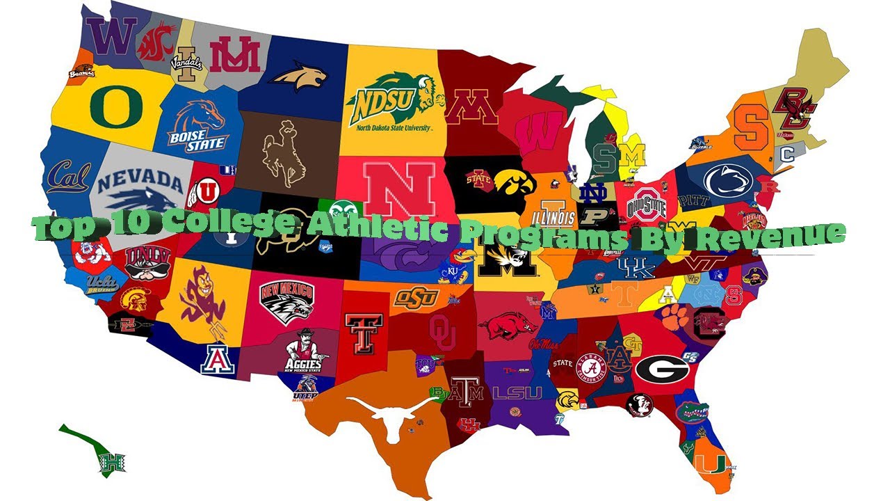 Top 10 College Athletic Programs By Revenue YouTube