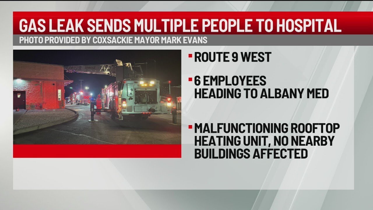 Gas leak sends West Coxsackie McDonald's employees to the hospital ...