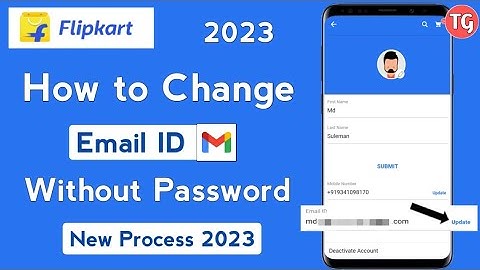 Flipkart me email id kaise update kare | Flipkart me email id kaise add kare