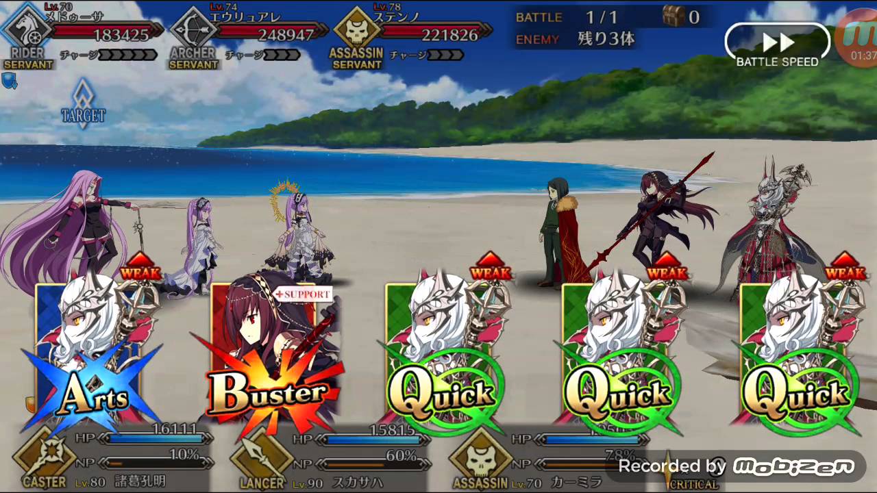 Fate Grand Order, waver interlude stage 3 of 3 upgrade np
