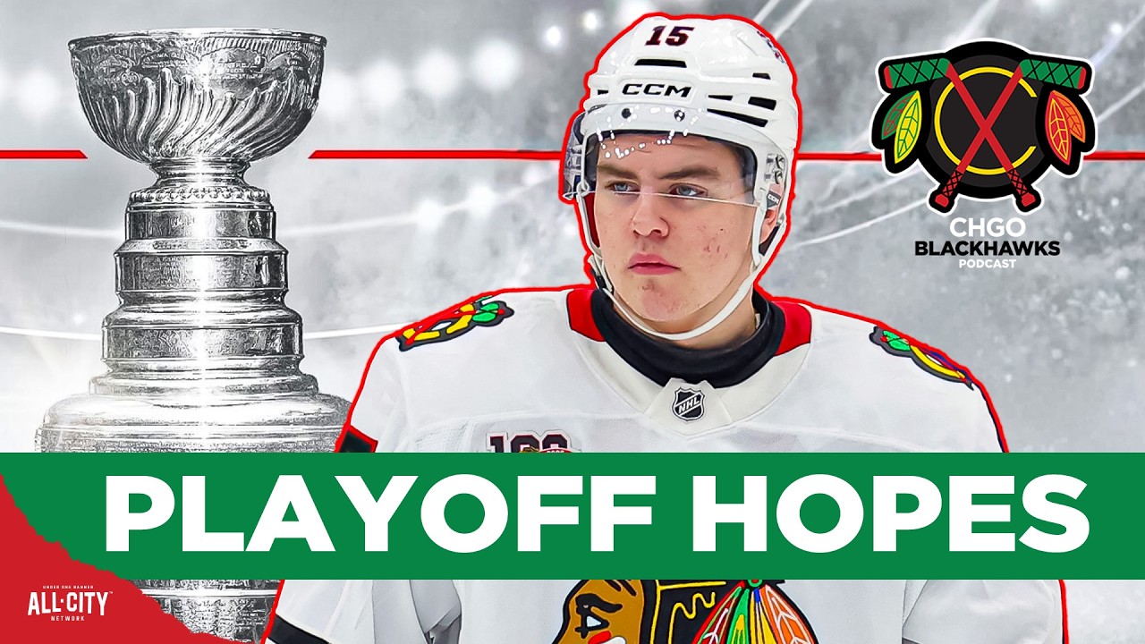 Anton Frondell Sets His Sights on the PLAYOFFS for the Chicago Blackhawks | CHGO Blackhawks Podcast