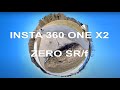 Test de la insta360 one x2 sur la moto lectrique zero srf