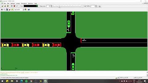 SUMO - traffic light simulation (TLS)
