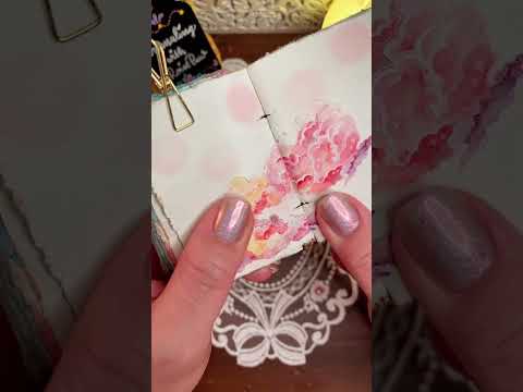 ASMR | Cute Little Cupids Theme 💕 #shorts #scrapbooking #asmr #satisfying