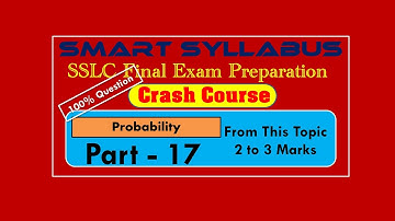 SSLC Maths Passing Package SSLC 100% Question For Final Exam Part-17 🔘 Probability