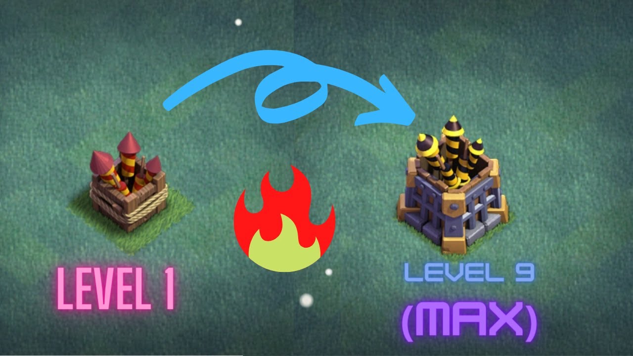 Upgrading Firecrackers from Level 1 to Level 9 | Maxing Firecrackers | Imperial Clashing |COC 