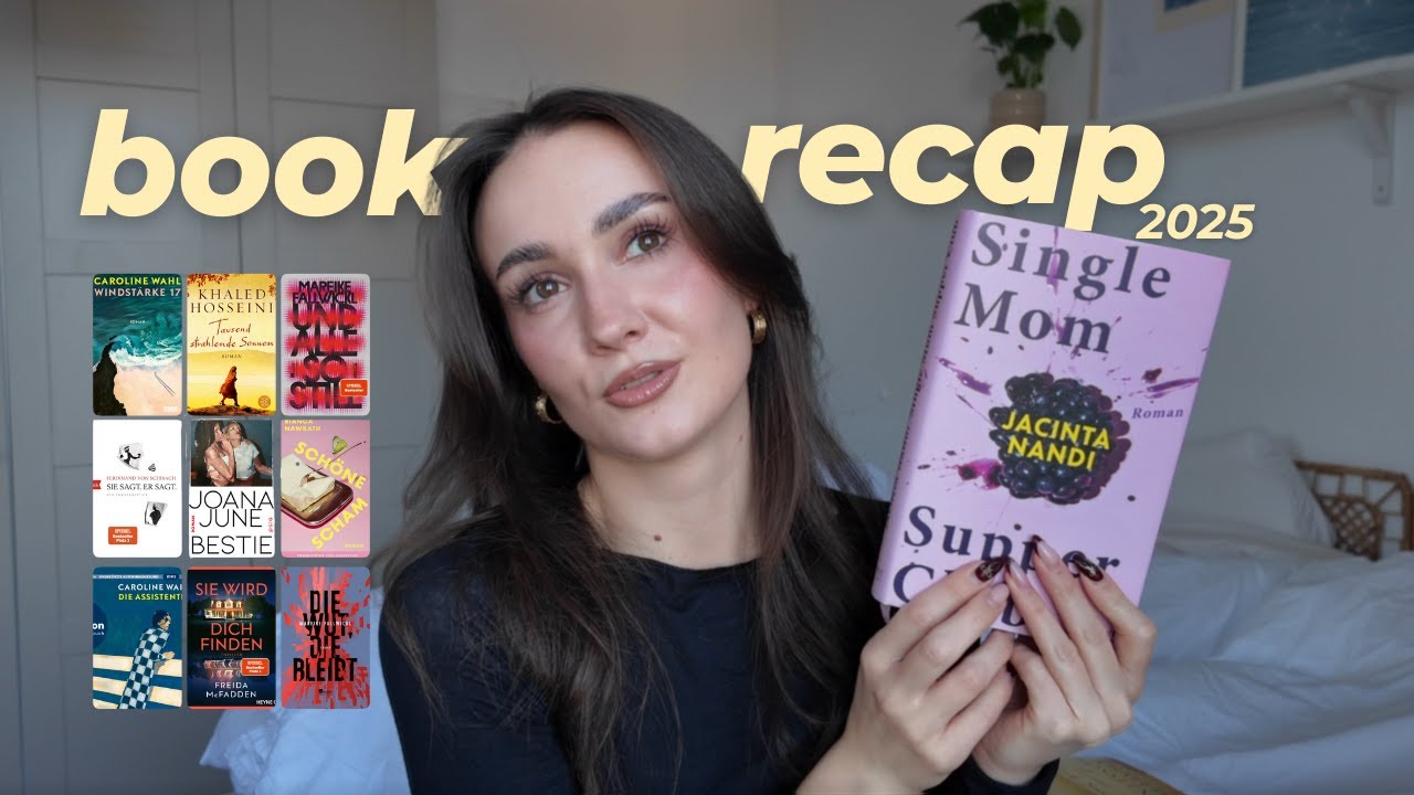 BOOK RECAP OF 2025 | Lieblingsautor*innen & Bücher, die ich nicht vergessen kann ⭐️