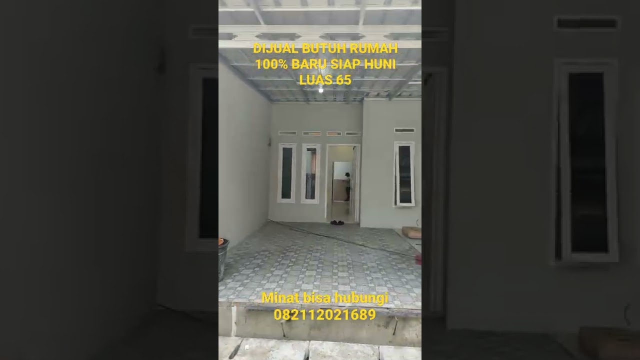 Dijual butuh rumah 100% baru siap huni harga murah