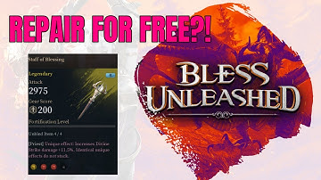 HOW TO REPAIR ITEMS! NO REPAIR TOOLS! (BLESS UNLEASHED)