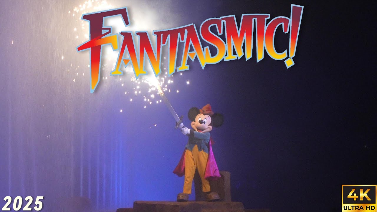 Fantasmic! 2025 in Stunning 4K HDR | Multi-Angle Cinematic Experience at Disney’s Hollywood Studios