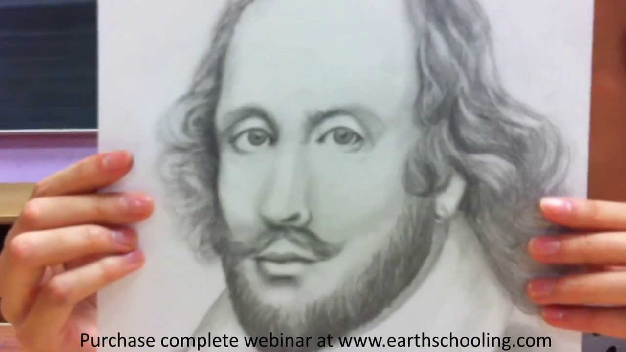 william shakespeare drawing