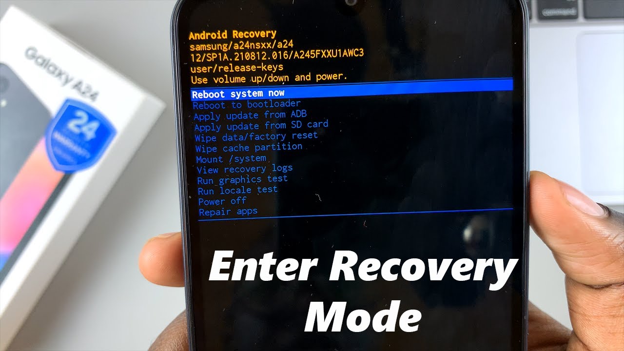 How To Enter Recovery Mode On Samsung Galaxy A24 - YouTube