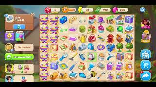 DesignVille Merge & Design Level 37 Part 6 | Gameplay Walkthrough & Area Decoration