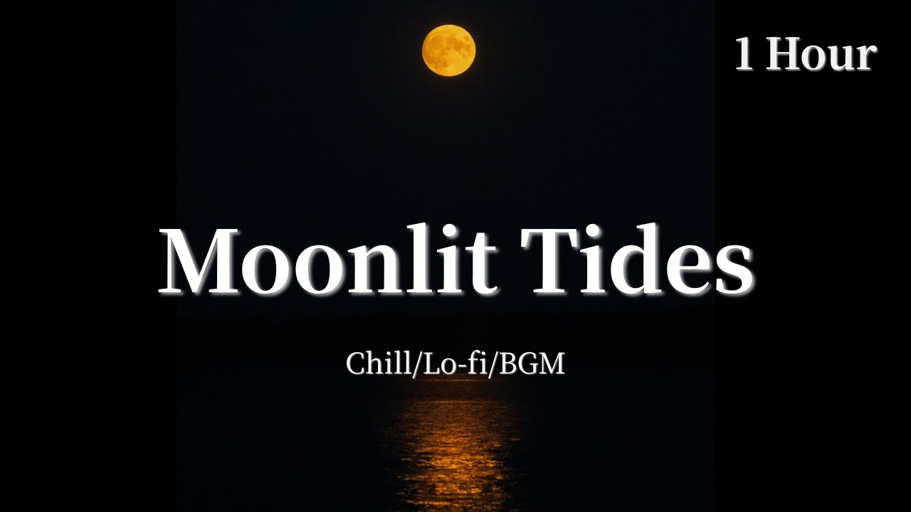 Moonlit Tides 1Hour Lo-fi & Chill for Study | Night Relaxing Beats