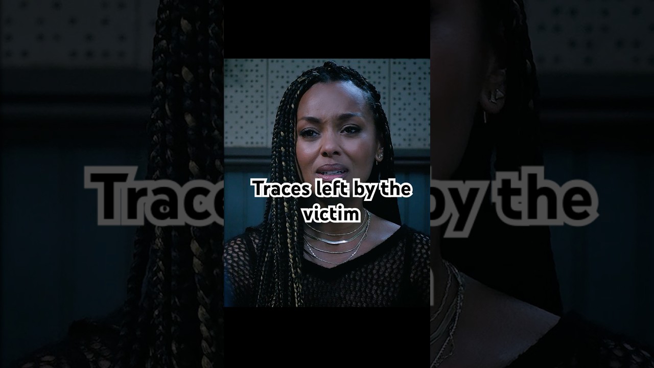 Traces left by the victim 