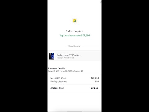 How to order on PiePay (English) - video from Piepay