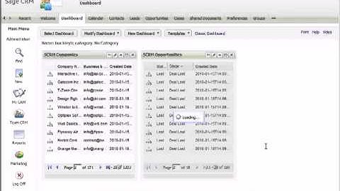 Sage CRM SData Gadget Short Demo1