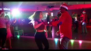 Hong Kong Social Dance TV: Sanjay and Erika | Bachata at Basakizz Christmas